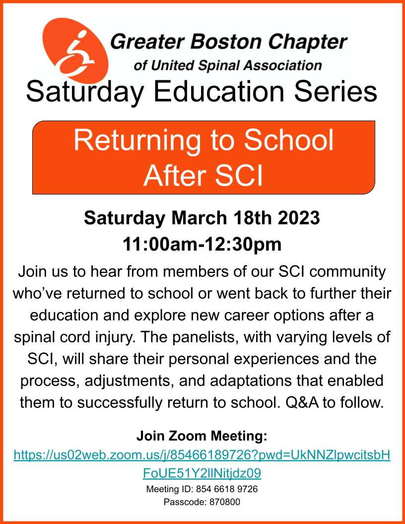 Image description: this is a flyer for Saturday education series. Information in link is written below the image.